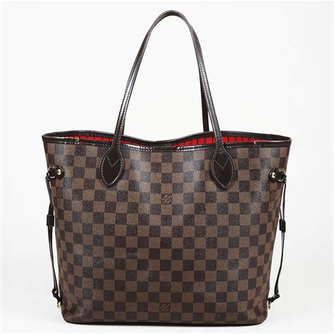 louis vuitton neverfull mm damier canvas replica|louis vuitton damier ebene wristlet.